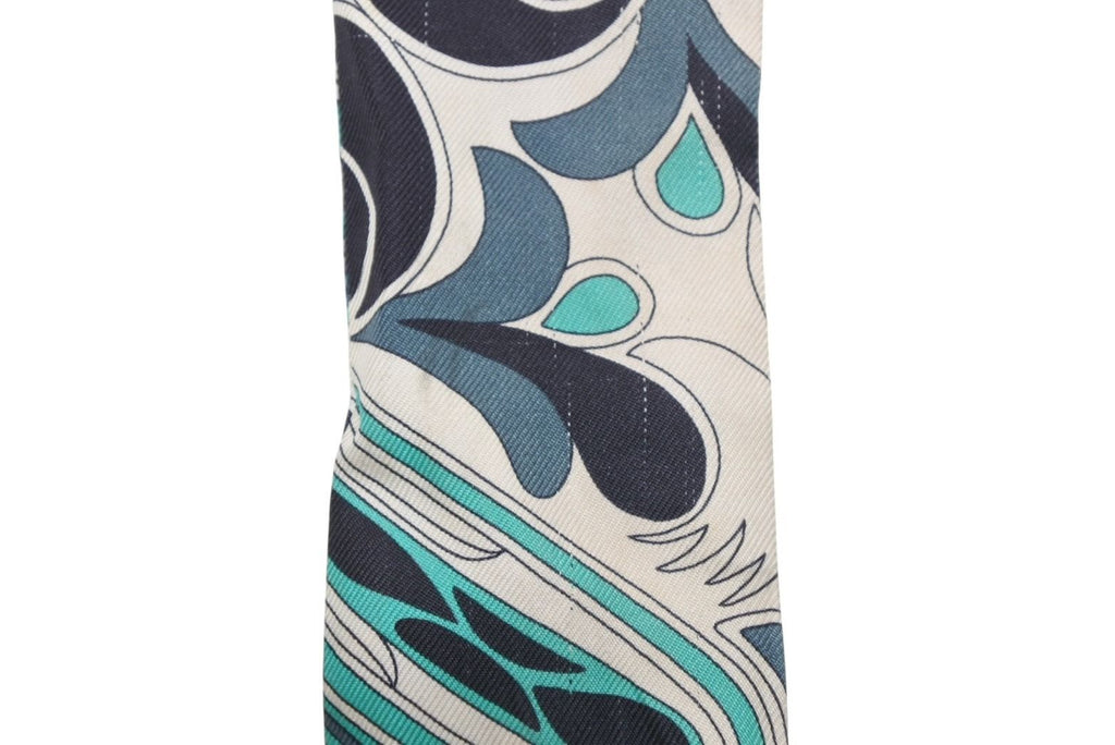 Hermes Twilly Folklore Green Multicolor Scarf — view 7