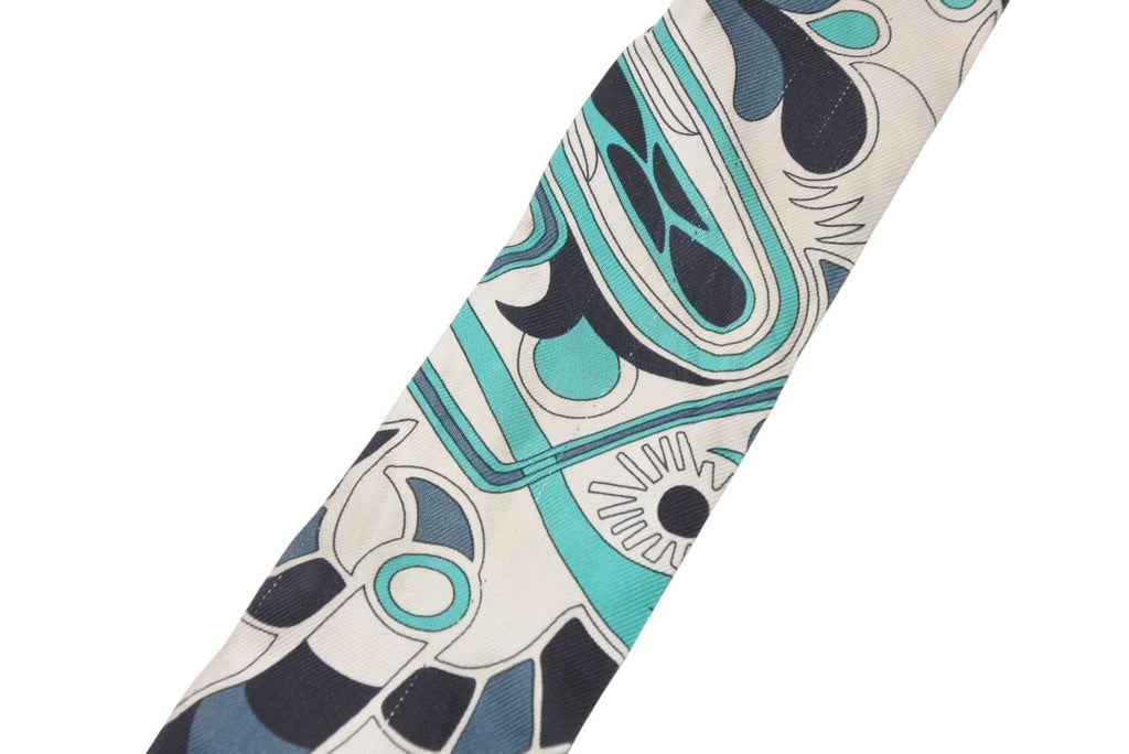 Hermes Twilly Folklore Green Multicolor Scarf — view 6