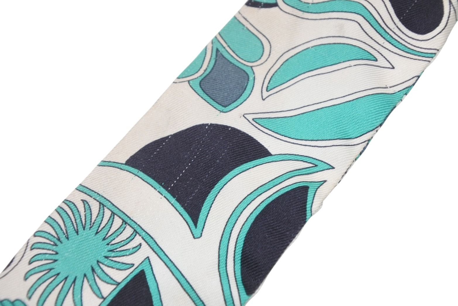 Hermes Twilly Folklore Green Multicolor Scarf — view 8