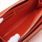 Louis Vuitton Epi Zippy Wallet Round Zip Piment Orange — view 9
