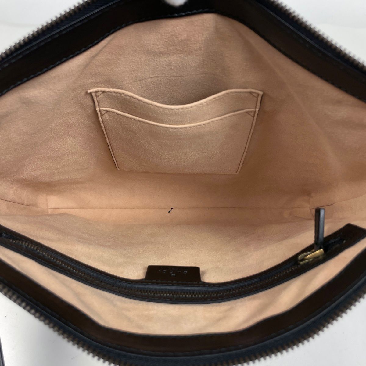 Gucci GG Marmont Shoulder Bag Double Crossbody Leather Black — view 7
