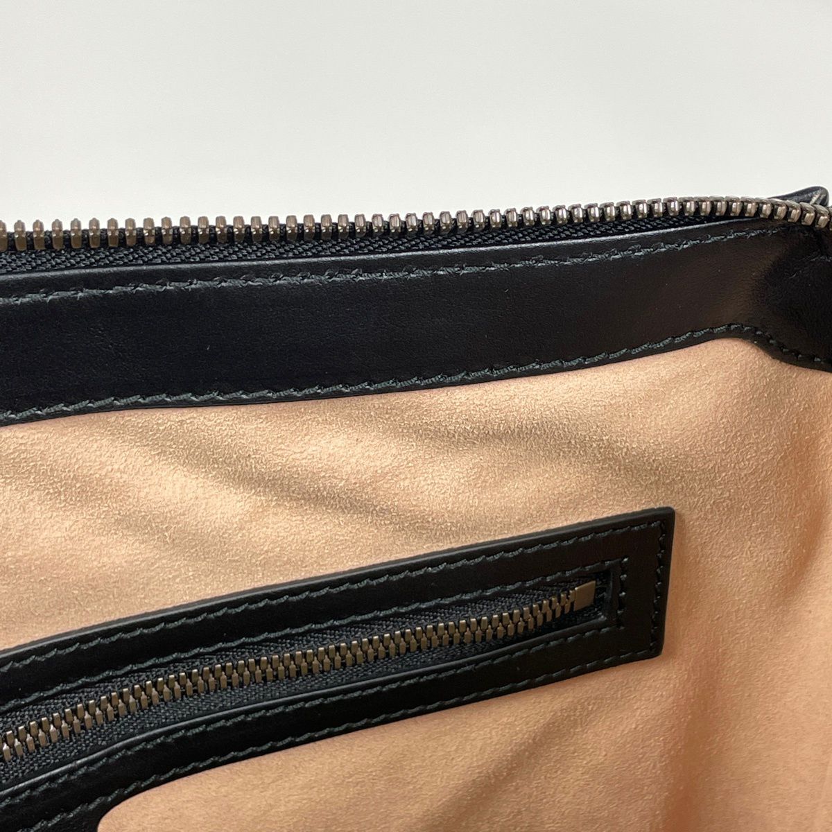 Gucci GG Marmont Shoulder Bag Double Crossbody Leather Black — view 5