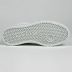 Celine CT 01 Lace Up High Cut Sneakers Logo Shoes Leather White — view 3