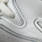 Celine CT 01 Lace Up High Cut Sneakers Logo Shoes Leather White — view 6