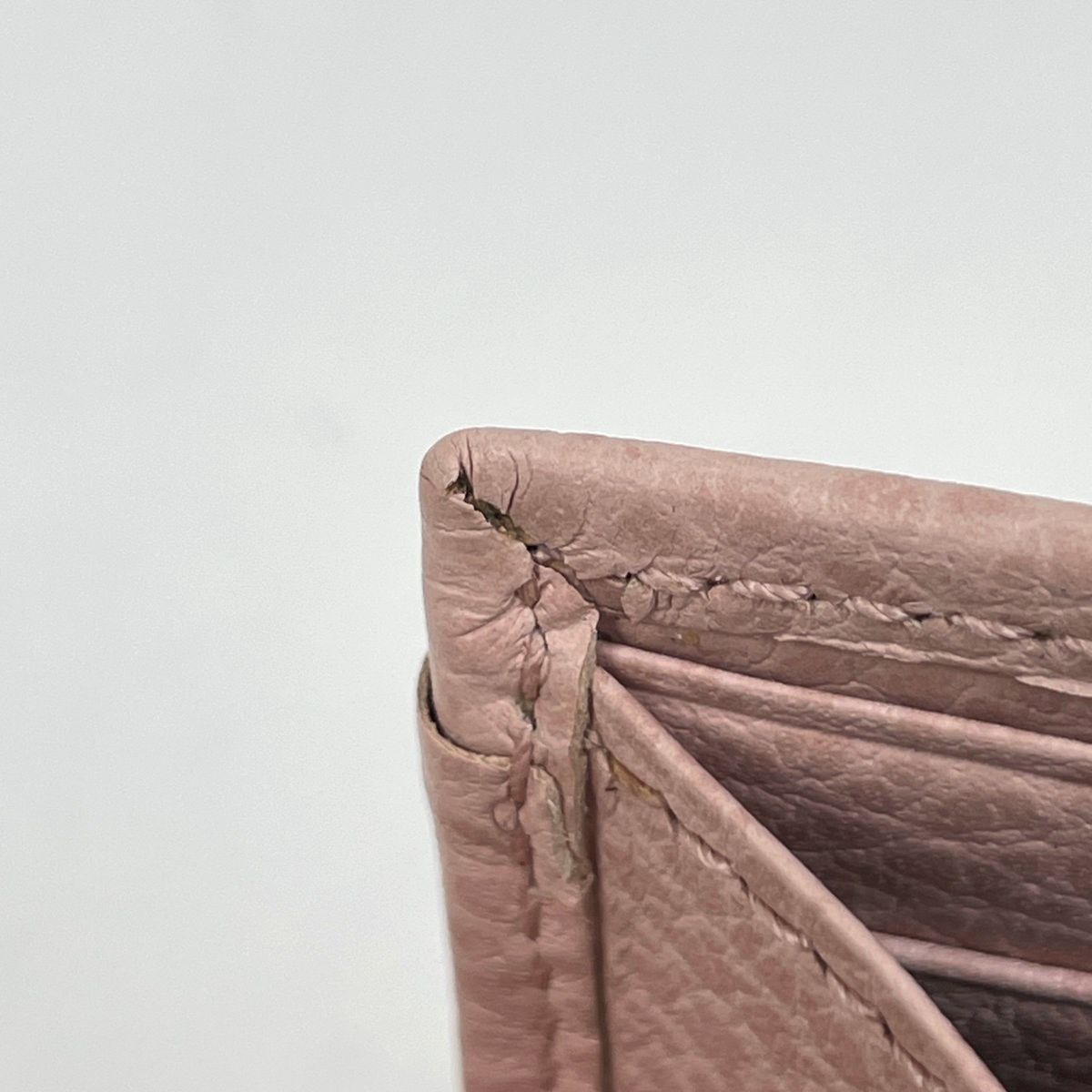 Gucci GG Marmont Chain Wallet Double Leather Pink — view 4