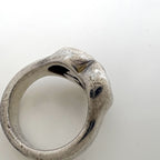 Gucci GG Logo Ring Interlocking Silver — view 5