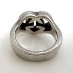 Gucci GG Logo Ring Interlocking Silver — view 4