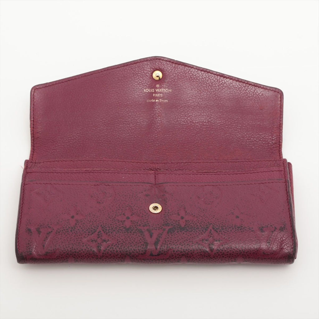 Louis Vuitton Monogram Empreinte Portefeuille Curie's Wallet Aurore — view 8