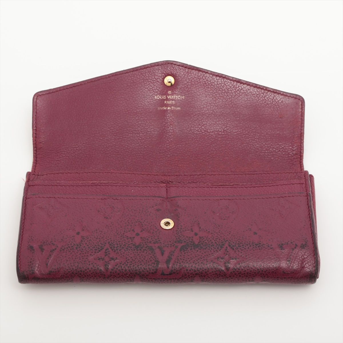 Louis Vuitton Monogram Empreinte Portefeuille Curie's Wallet Aurore — view 8