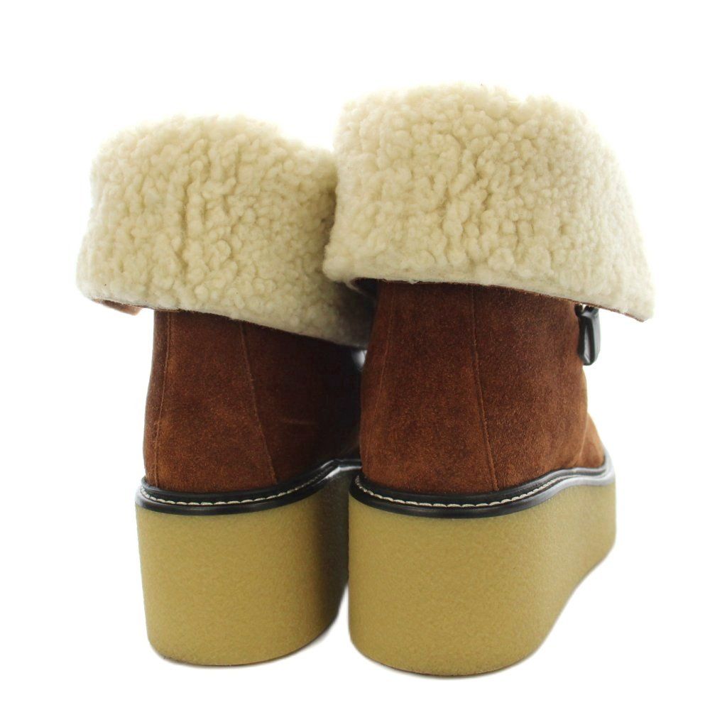 Hermes Short Boots 35.5 Brown — view 3