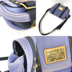 Louis Vuitton Shoulder Bag Besace PM Canvas Blue — view 7