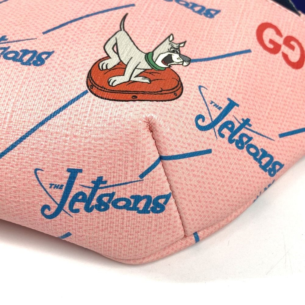 Gucci Belt Bag the Jetsons Logo Leather Pink — view 6