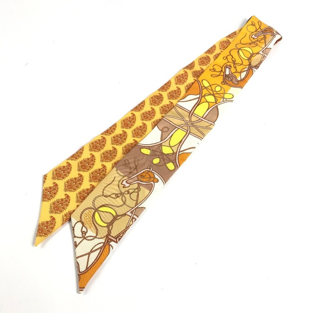 Hermes Scarf Twilly Silk Orange — view 2