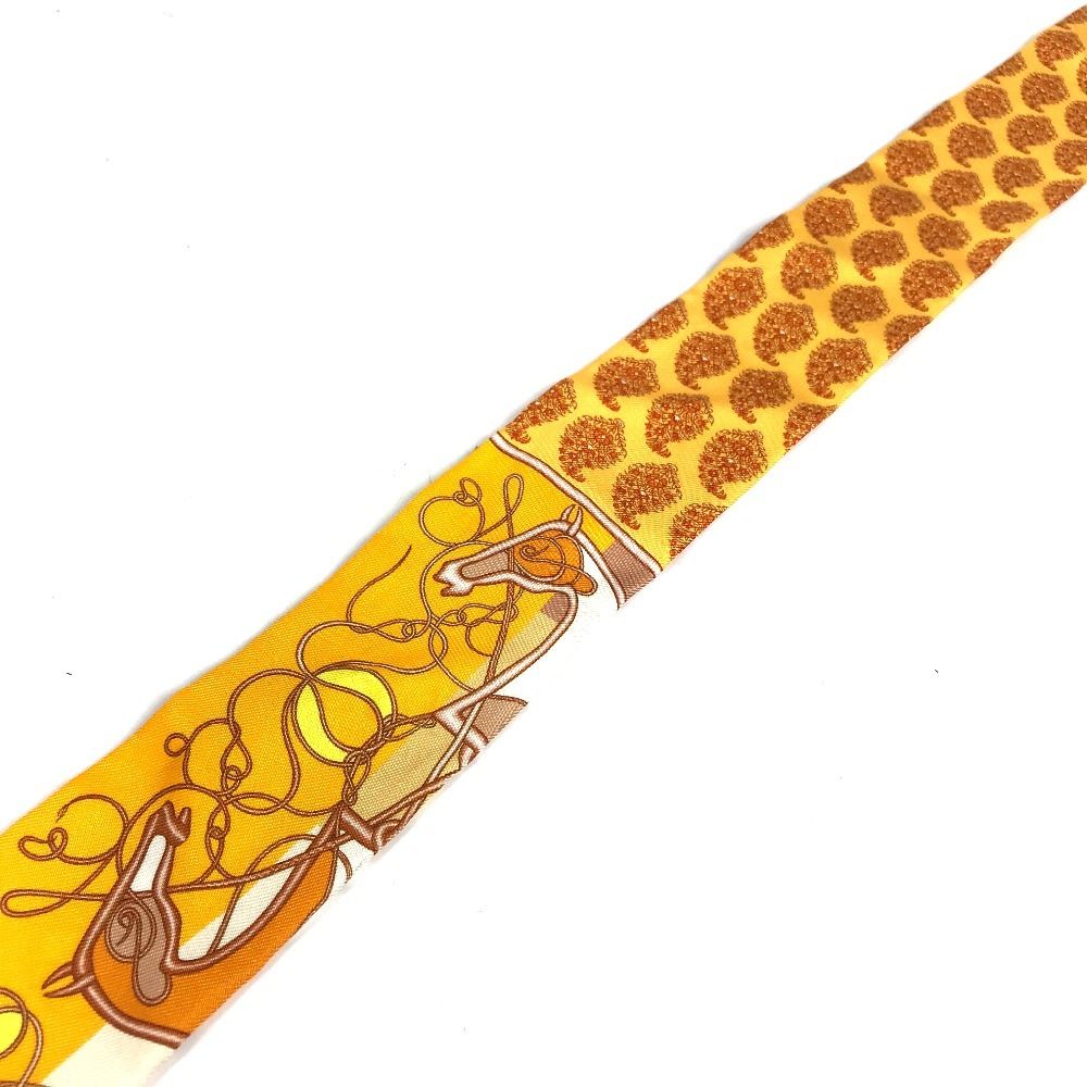 Hermes Scarf Twilly Silk Orange — view 6