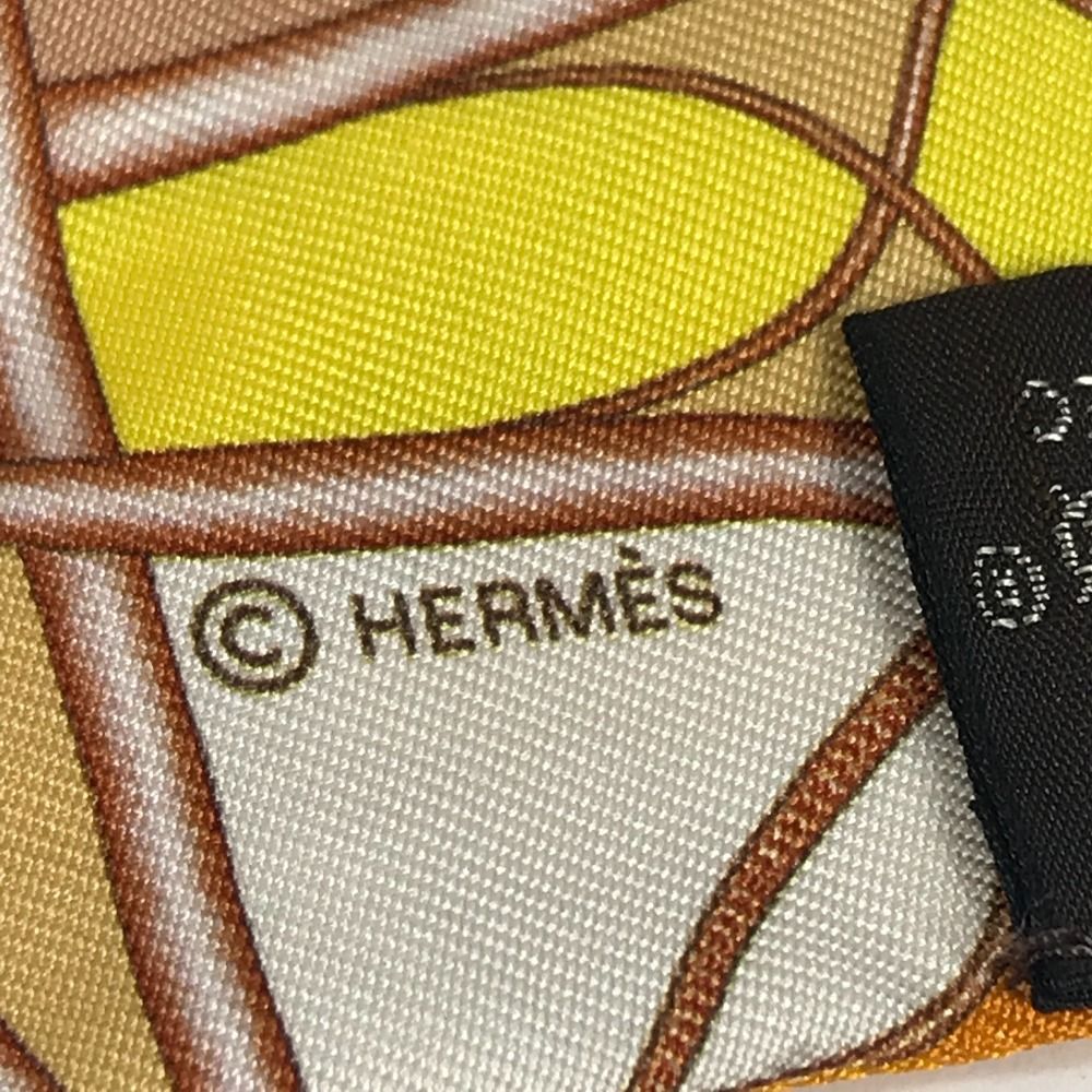 Hermes Scarf Twilly Silk Orange — view 3