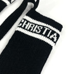 Dior Socks Logo Knee High Cotton Black — view 5