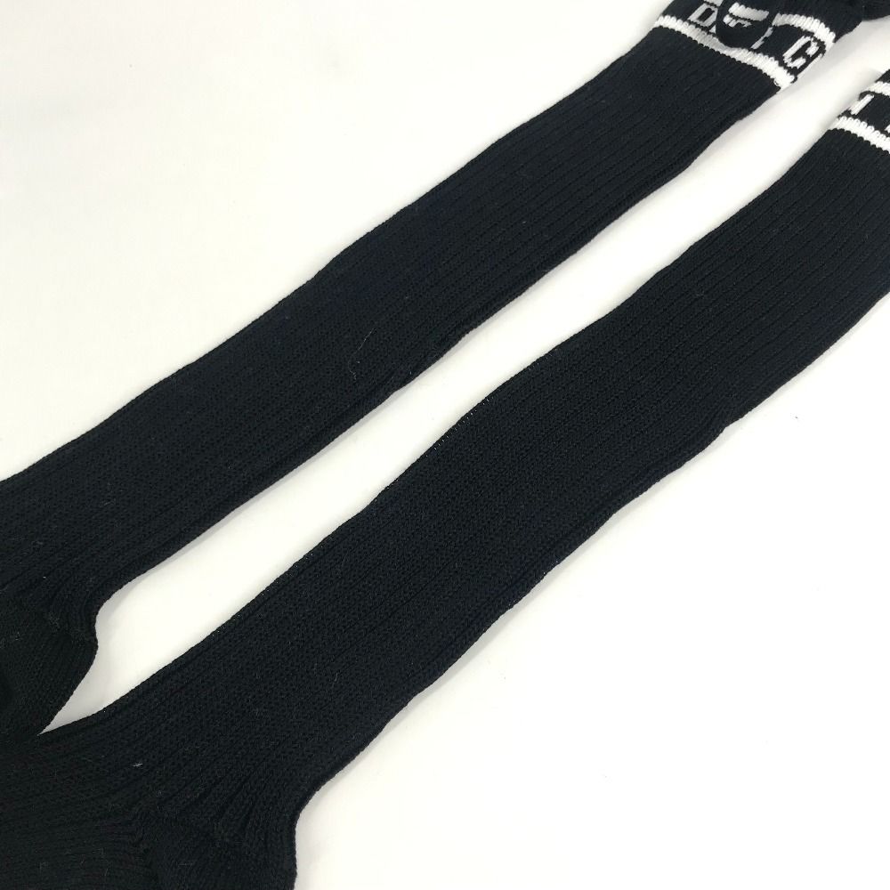 Dior Socks Logo Knee High Cotton Black — view 8