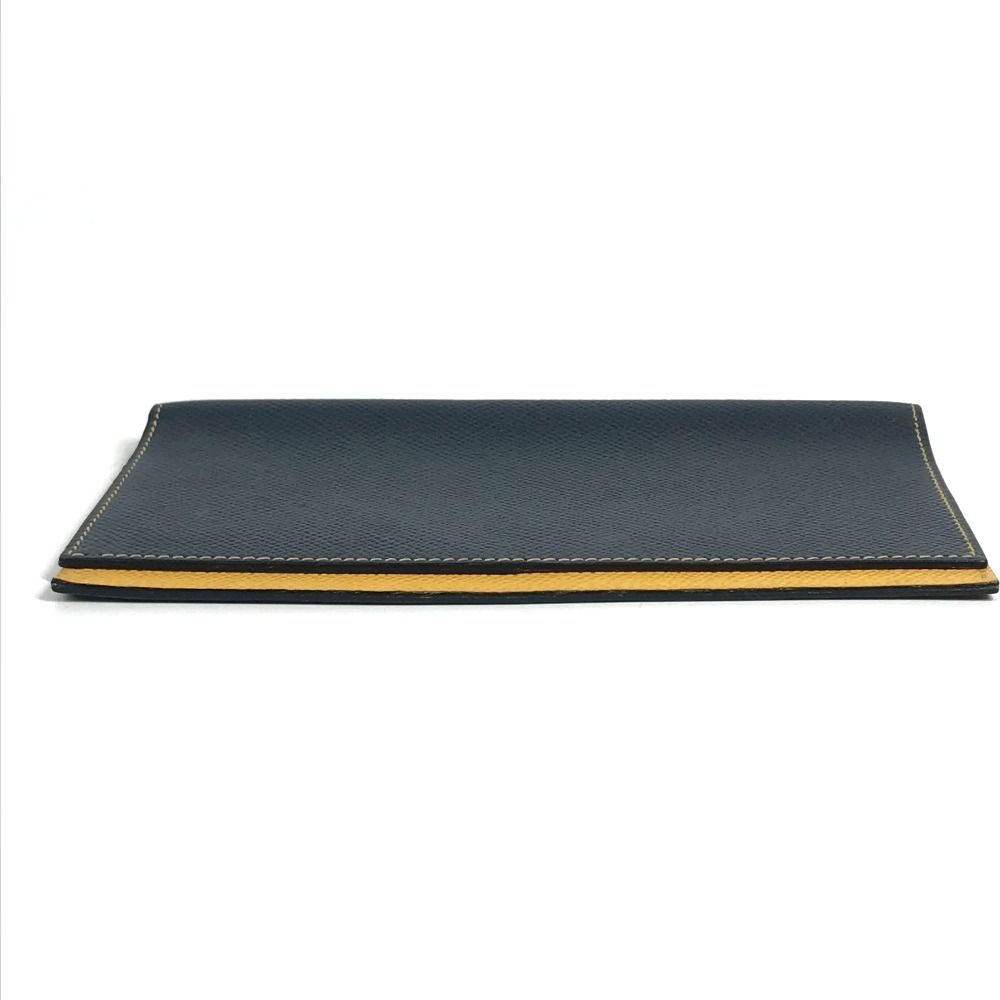 Hermes Notebook Cover Agenda MM PM Leather Navy — view 6