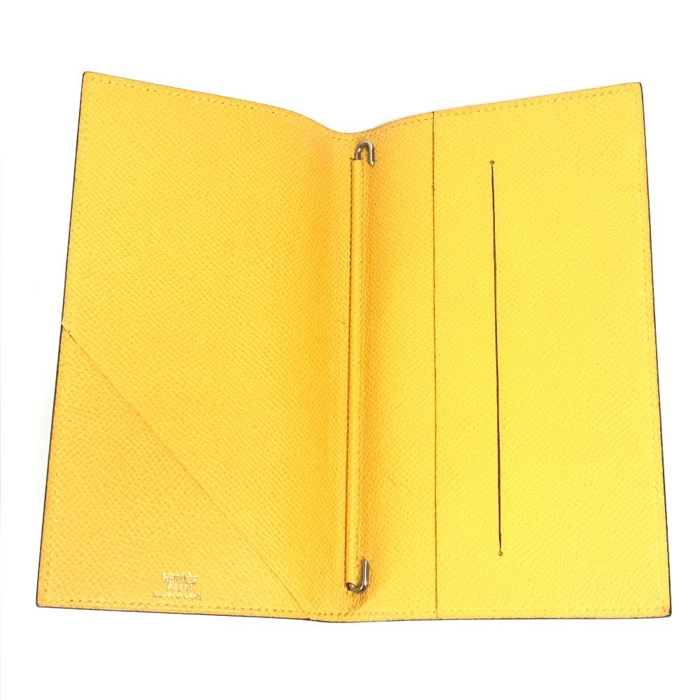 Hermes Notebook Cover Agenda MM PM Leather Navy — view 7