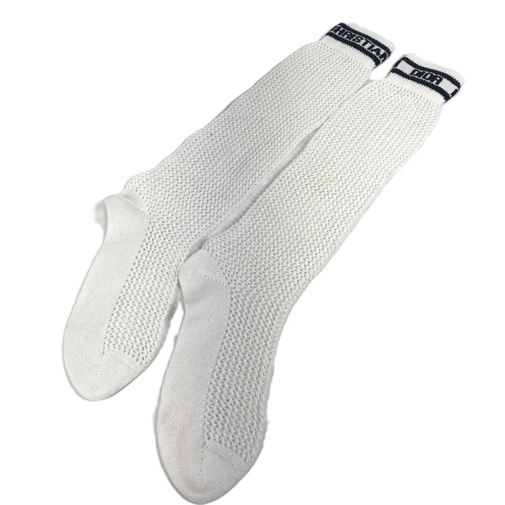Dior Socks Logo Knee High Cotton White — view 4
