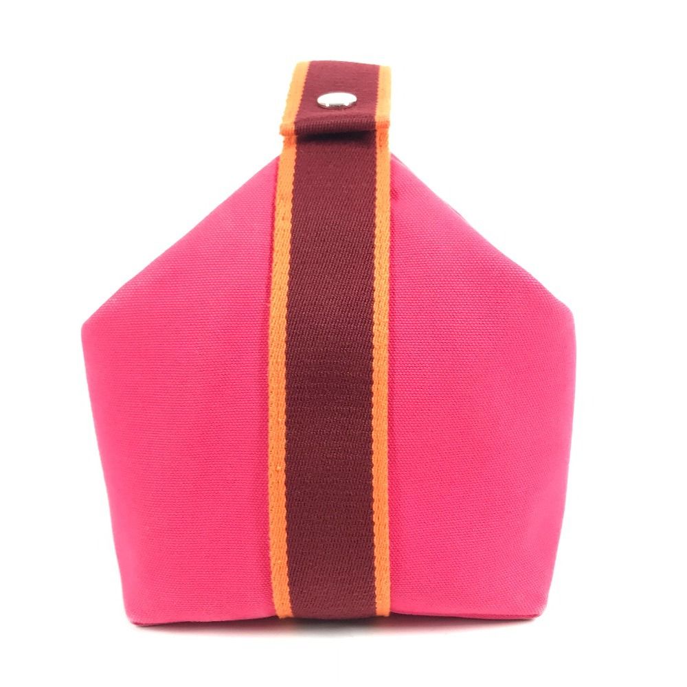 Hermes Handbag Brid-a-brac GM Cotton Hibiscus Pink — view 3