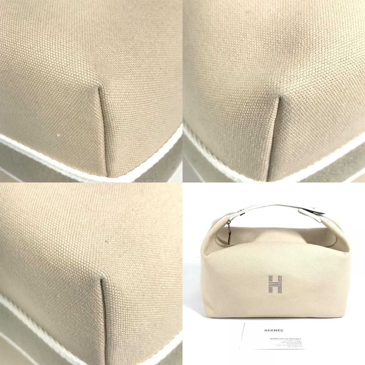Hermes Handbag Brid-a-brac GM Cotton Beige — view 9