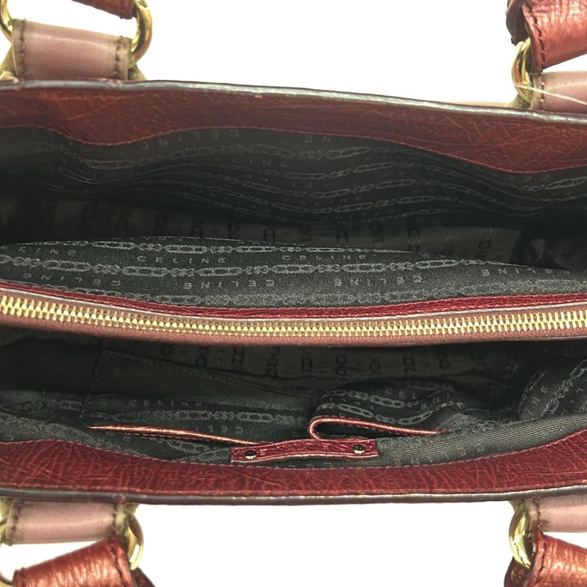 Celine Handbag Red Leather — view 6