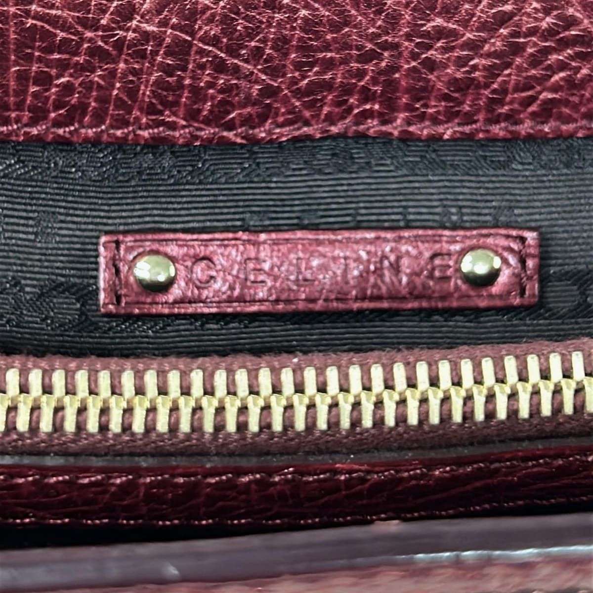 Celine Handbag Red Leather — view 7