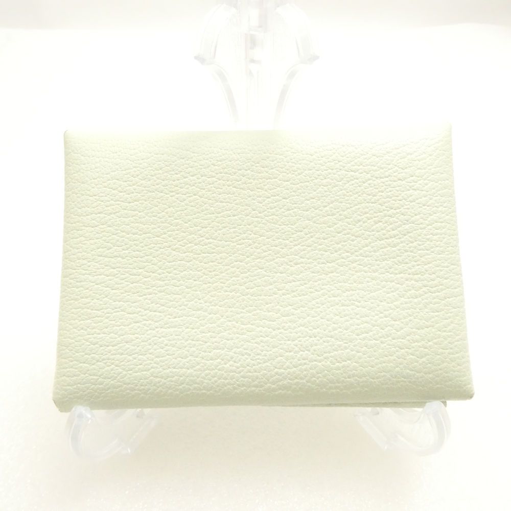 Hermes Calvi Duo Compact Verso Mint Wallet Coin Case Card — view 3