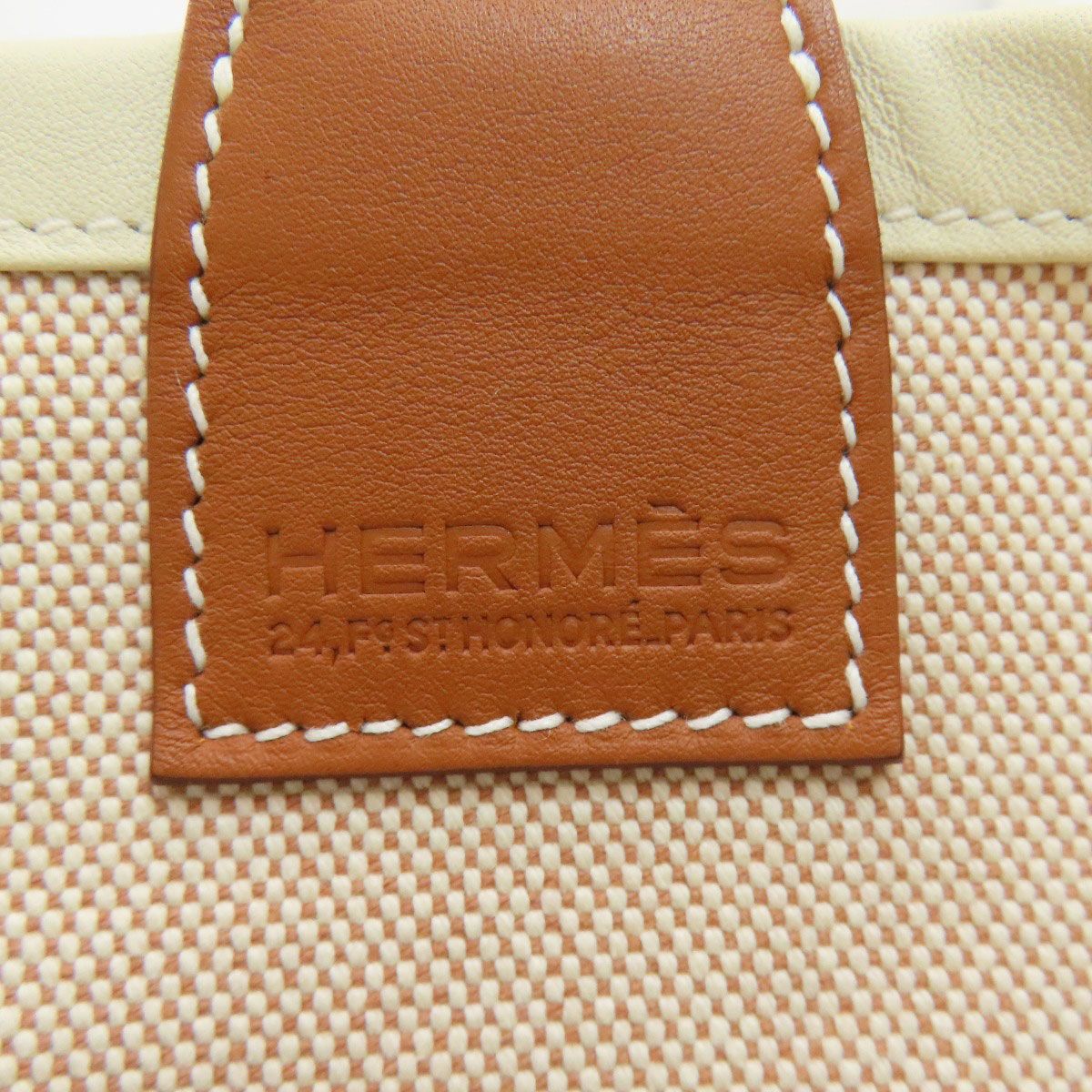 Hermes Steep 25 Handbag Toile Ash — view 6
