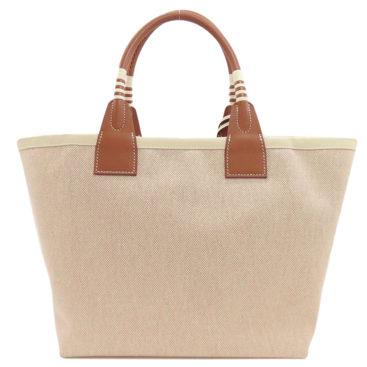 Hermes Steep 25 Handbag Toile Ash — view 2