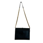 Saint Laurent Paris BO Monogram Cassandra Stitch Chain Shoulder Bag Black — view 3