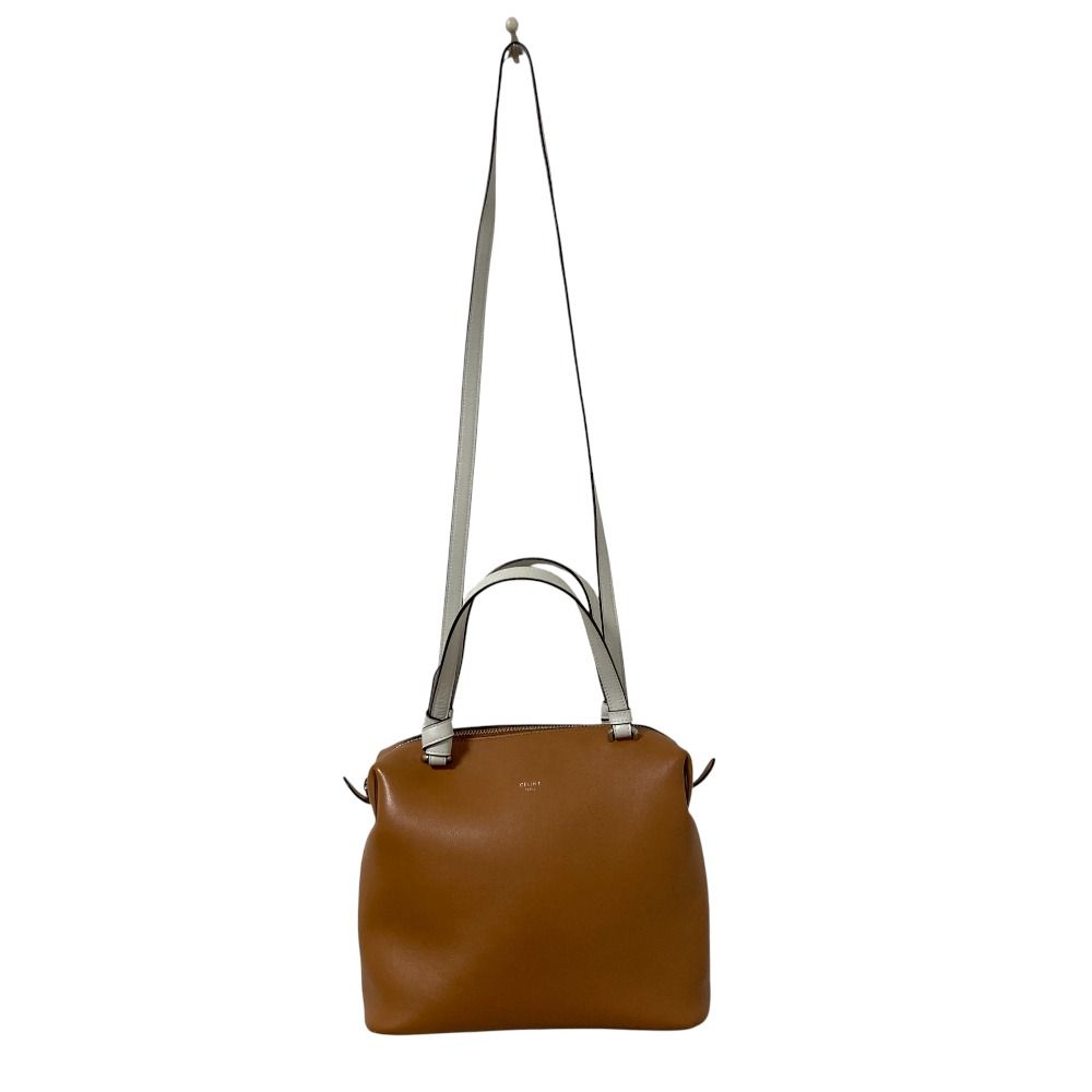 Celine 2-Way Small Soft Cube Shoulder Bag Brown — view 5
