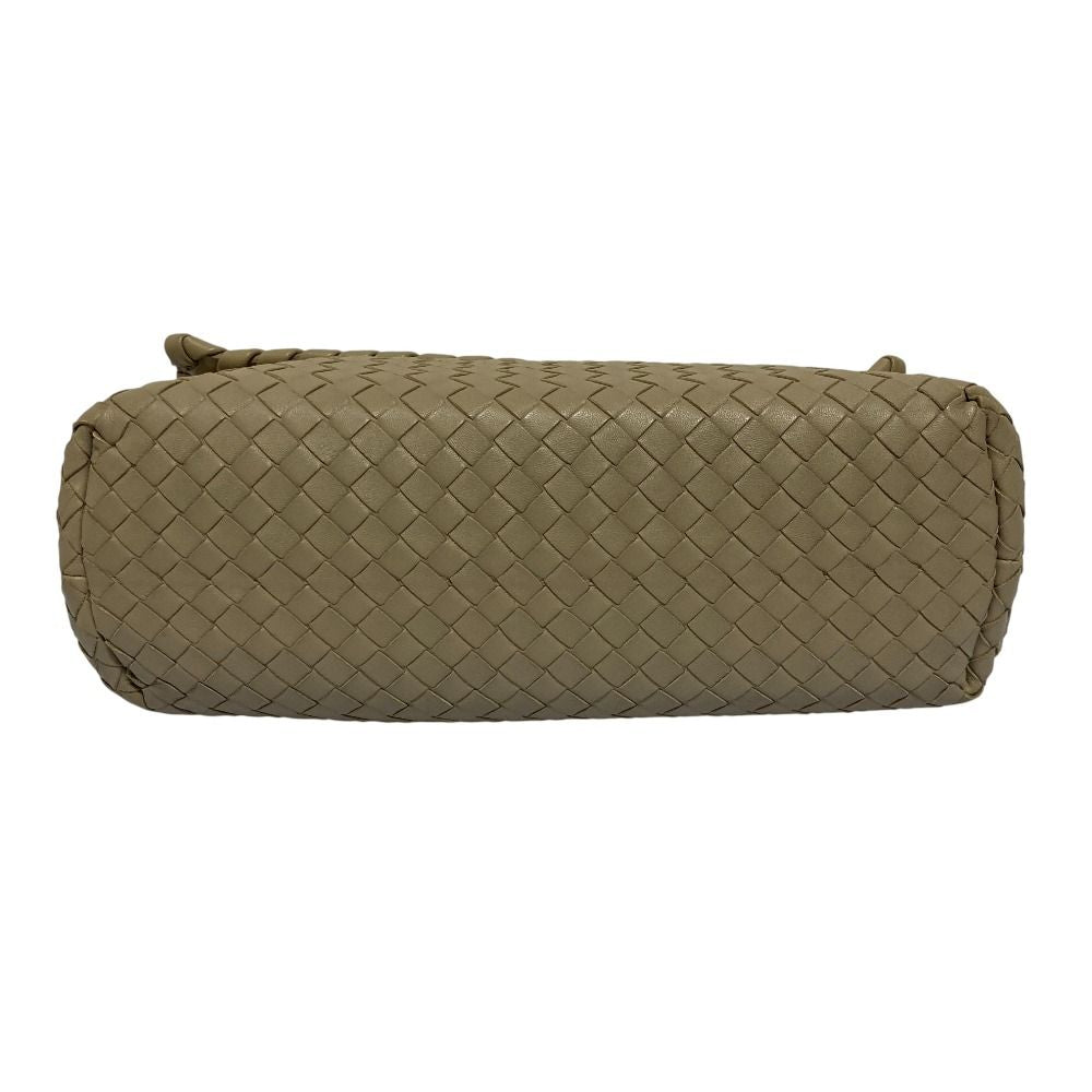 Bottega Veneta Olympia Intrecciato Chain Shoulder Bag Grey — view 4