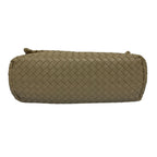 Bottega Veneta Olympia Intrecciato Chain Shoulder Bag Grey — view 4
