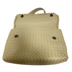 Bottega Veneta Olympia Intrecciato Chain Shoulder Bag Grey — view 5