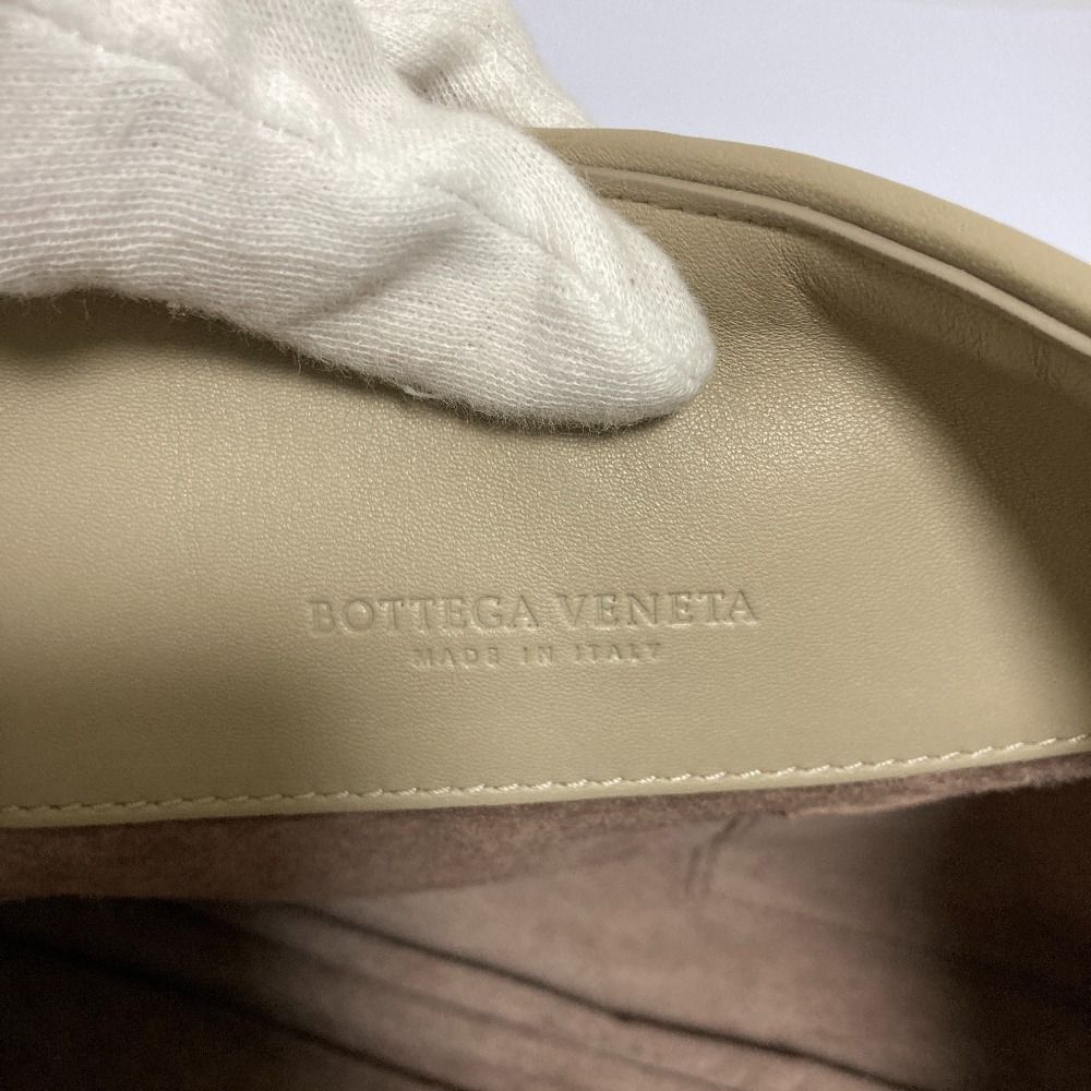 Bottega Veneta Olympia Intrecciato Chain Shoulder Bag Grey — view 9