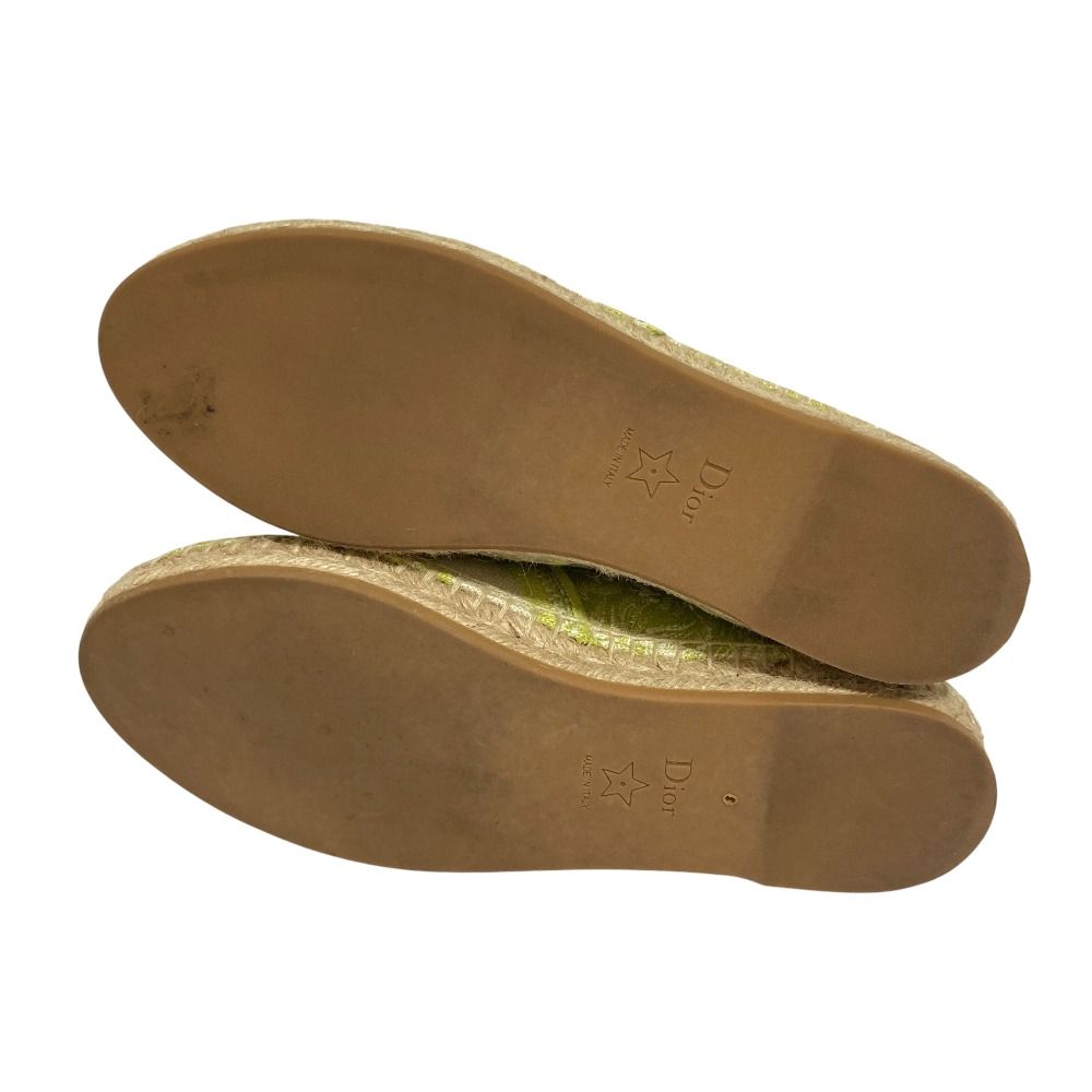 Dior Canvas Espadrilles Slip on Shoes CL 36 — view 5