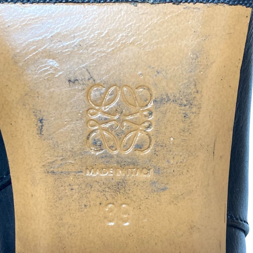 Loewe Leather Gate Boots 39 Black — view 6