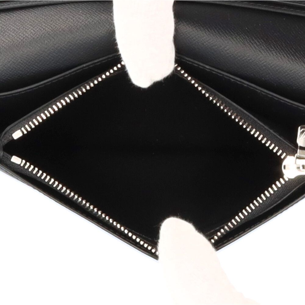 Louis Vuitton Portefeuille Brother Taiga Wallet Leather Black Noir — view 6
