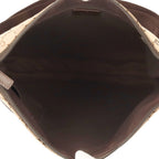 Gucci GG Canvas Shoulder Bag Brown — view 6