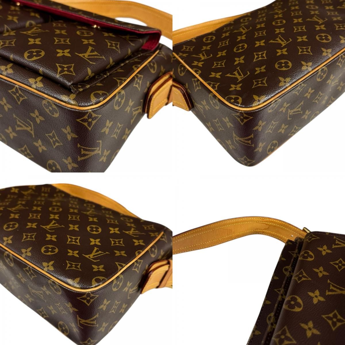 Louis Vuitton Viva-Cite GM Monogram Shoulder Bag Canvas Brown Viva Cite — view 9