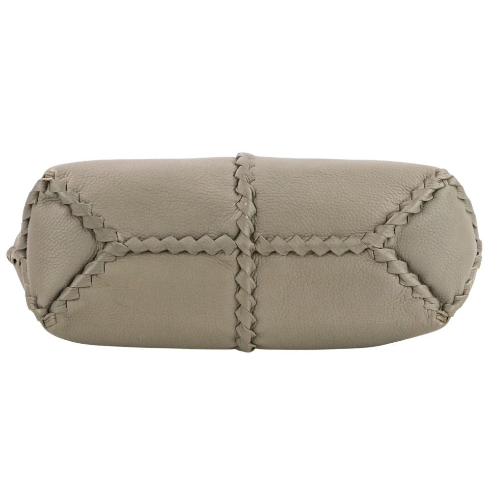 Bottega Veneta Intrecciato 2-Way Handbag Gray — view 5