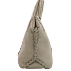Bottega Veneta Intrecciato 2-Way Handbag Gray — view 3