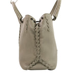 Bottega Veneta Intrecciato 2-Way Handbag Gray — view 4