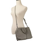 Bottega Veneta Intrecciato 2-Way Handbag Gray — view 9