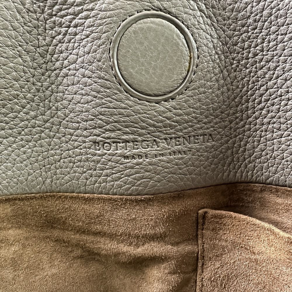 Bottega Veneta Intrecciato 2-Way Handbag Gray — view 8