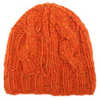 Prada Wool Knit Beanie Cap Hat Orange — view 2