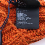 Prada Wool Knit Beanie Cap Hat Orange — view 8