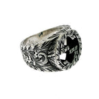 Gucci Silver Interlocking Arabesque Ring 925 Engraved — view 2